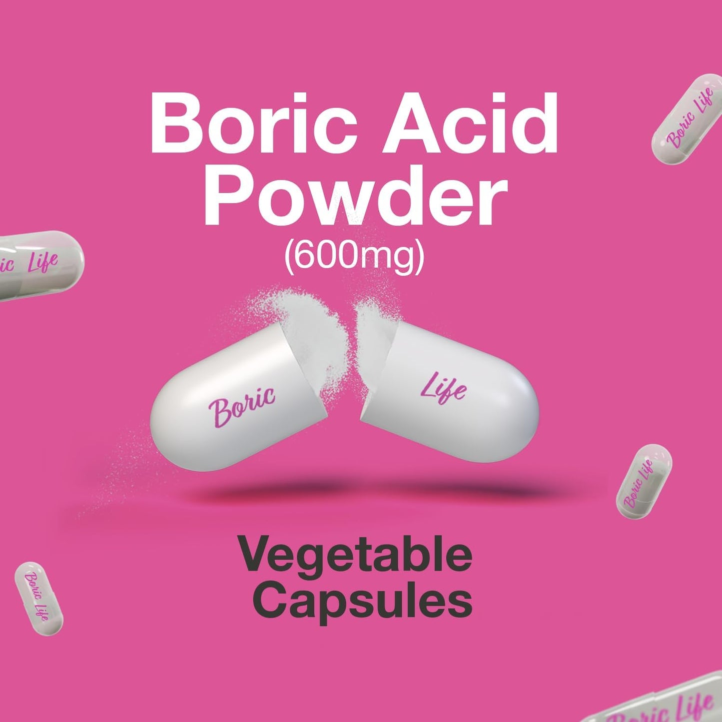 NutraBlast, Ácido Bórico de 600mg, 14 supositorios vaginales