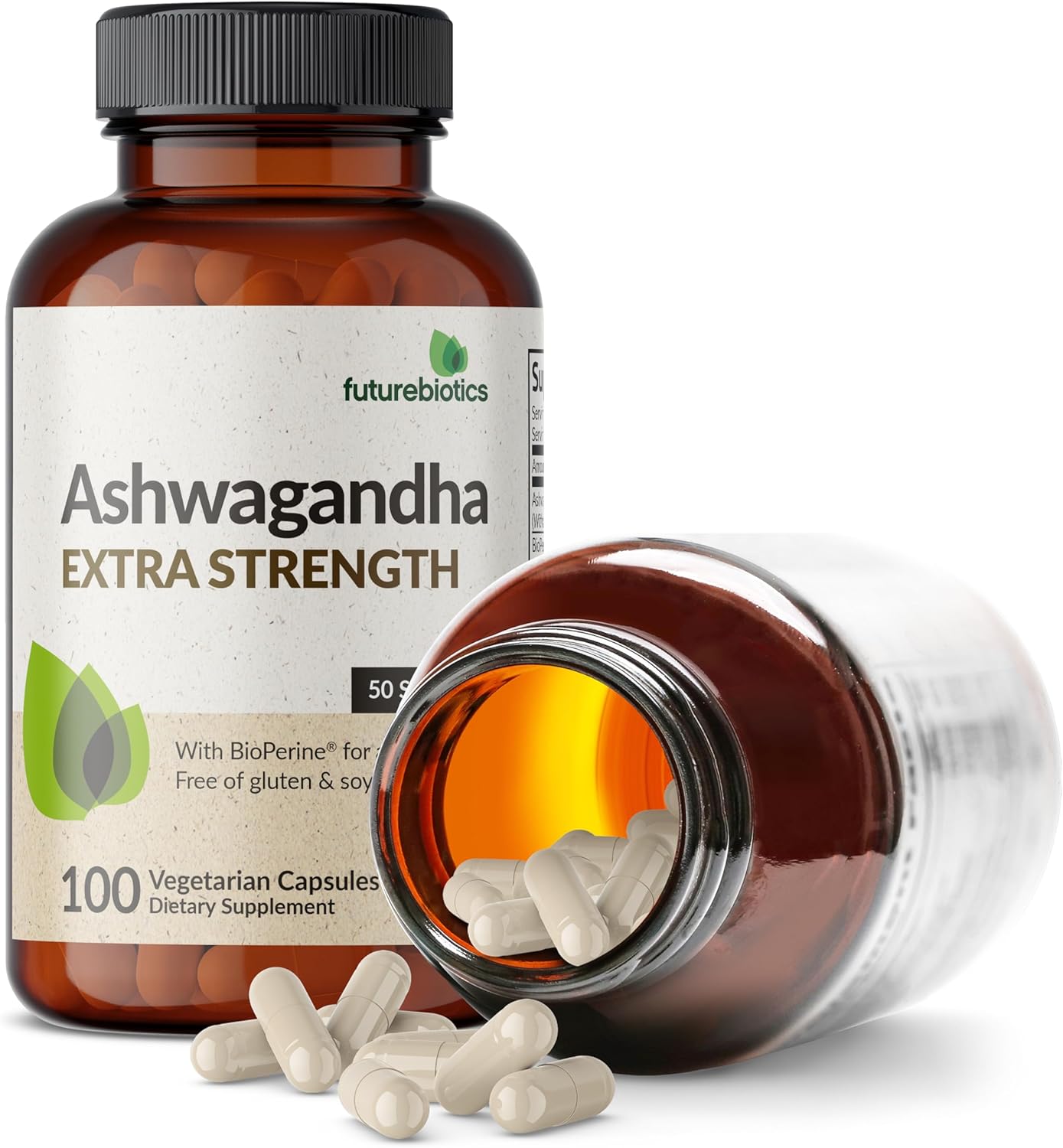 Futurebiotics, Ashwagandha Extra fuerte, 150mg, 100 Capsulas