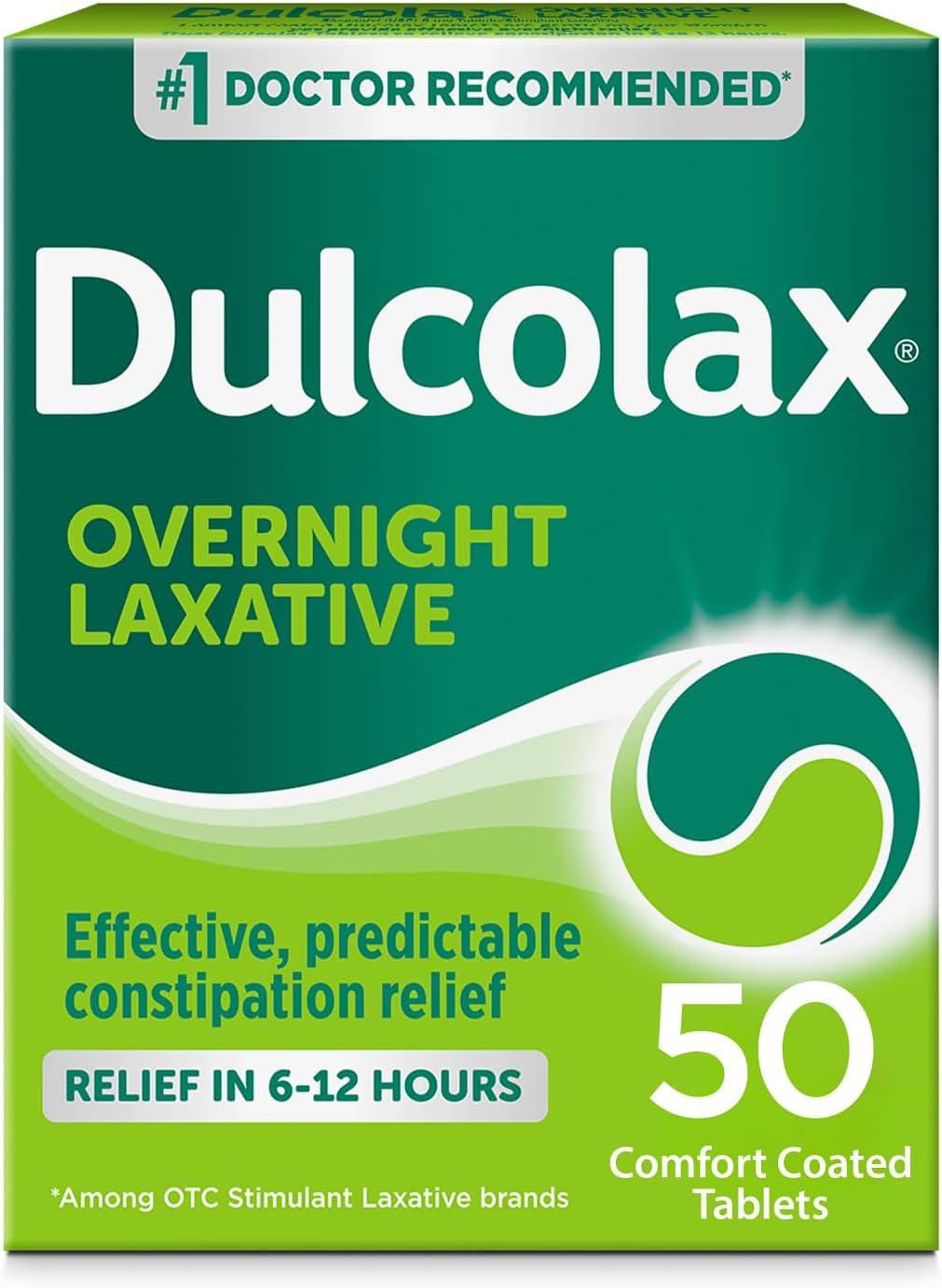 Dulcolax Laxante Nocturno - 50 tabletas de 5mg