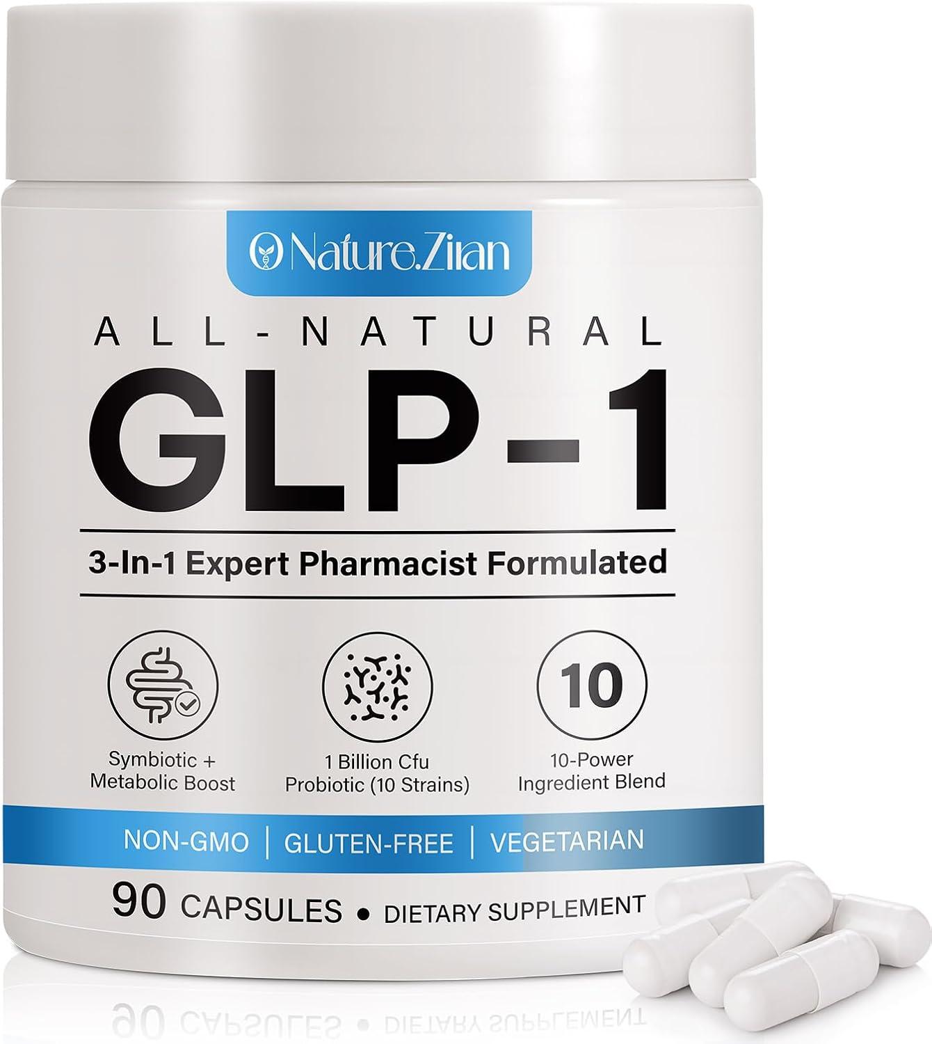 GLP-1 All-Natural - 90 cápsulas - O Nature ZIRAN