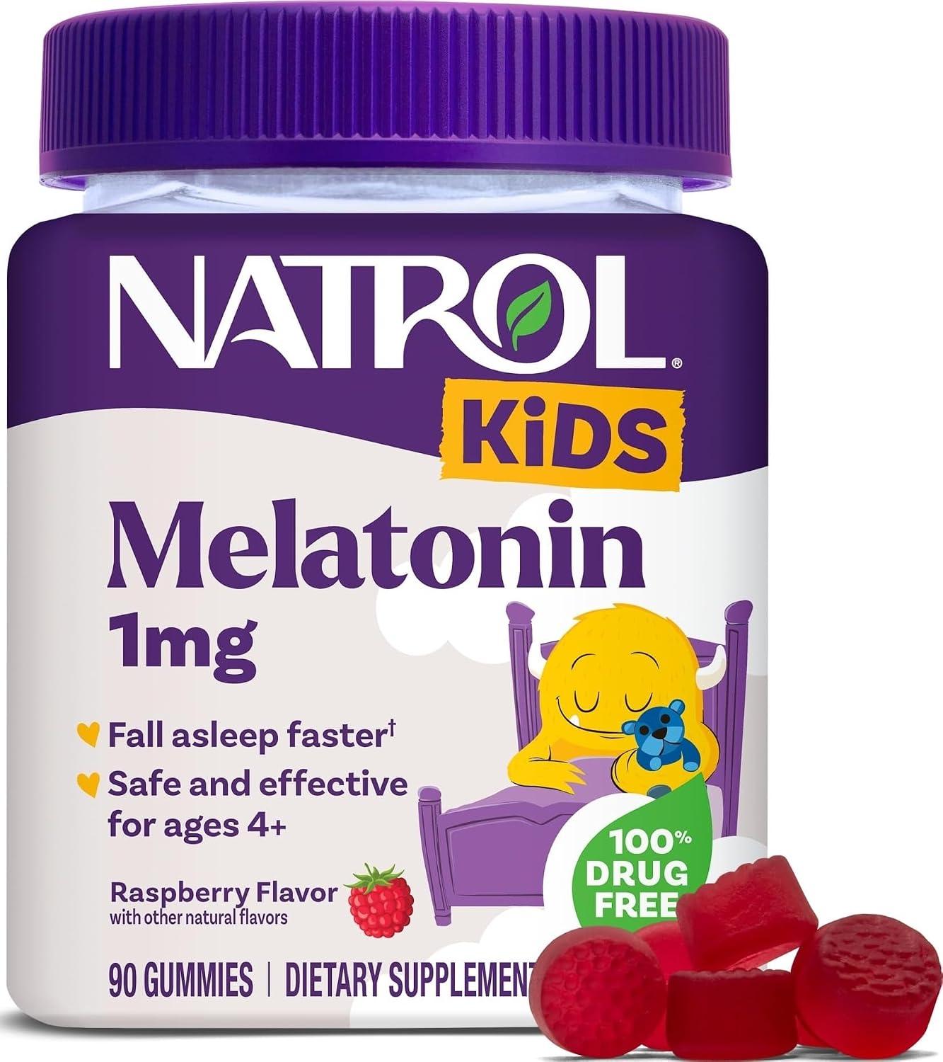 Melatonina para niños - 90 gomitas de 1mg - Natrol