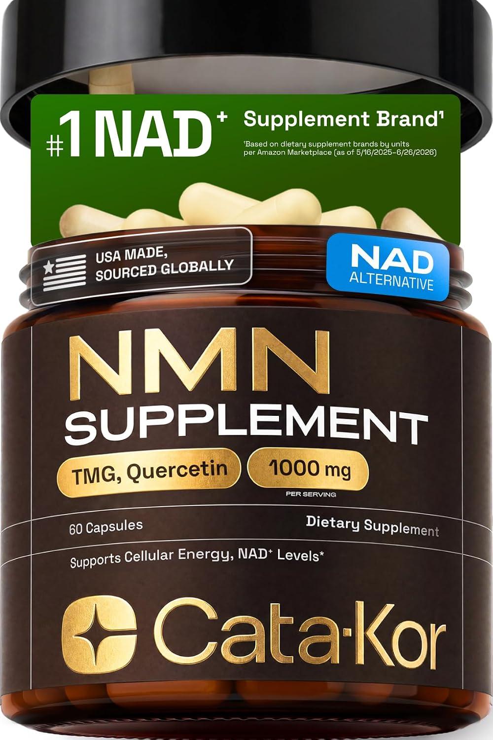 NMN Supplements - 60 cápsulas de 1,000mg - Cata-Kor