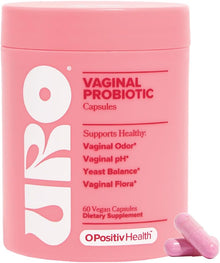0 Positiv, URO Probiotico vaginal, 60 Capsulas