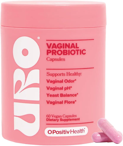 0 Positiv, URO Probiotico vaginal, 60 Capsulas