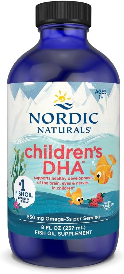 Nordic Naturals, Suplemento DHA para niños, 530 mg de omega 3 con EPA y DHA, 96 Servicios