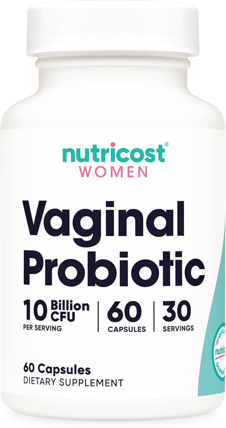 Probiotico vaginal para mujeres | 60 Capsulas con 10 mil millones de CFU | Nutricost
