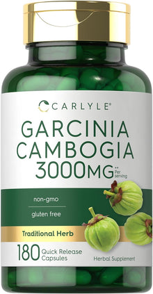 Garcinia cambogia | 180 Capsulas de 3000 mg | Carlyle
