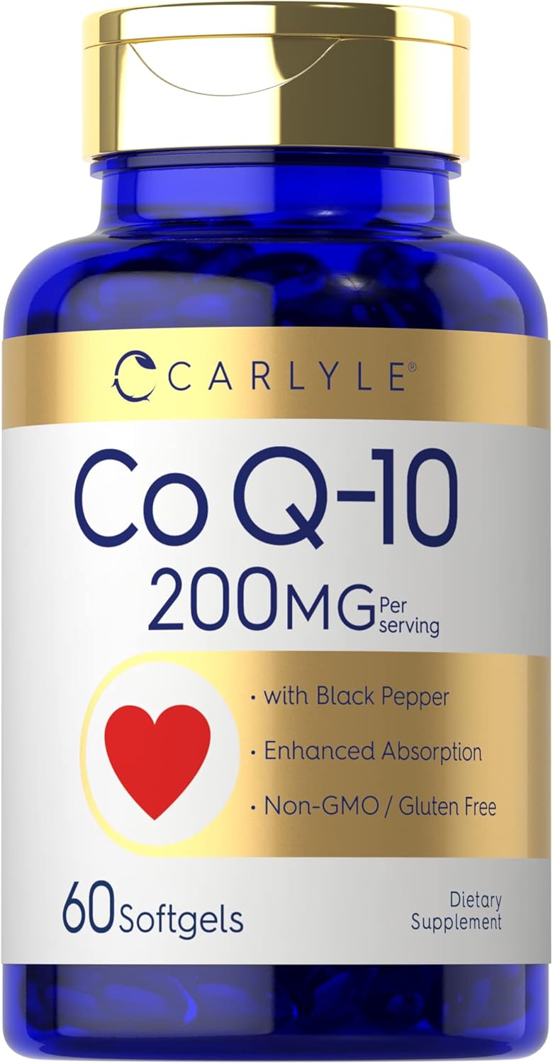 CoQ10 | 60 Capsulas blandas de 200 mg | Carlyle