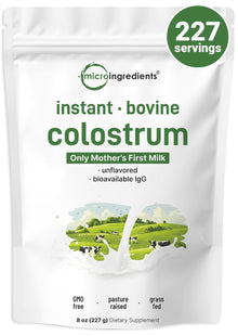 Micro Ingredients, Calostro bovino en polvo, 8 onzas, 227 servicios