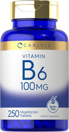 Carlyle, Vitamina B6 de 100 mg, 250 Tabletas