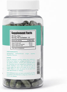 Her Fantasy Box, Body Magic, Clorofila con Perejil y hoja de menta, 100mg, 30 Capsulas