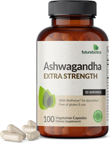 Futurebiotics, Ashwagandha Extra fuerte, 150mg, 100 Capsulas