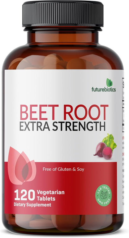 Razi de remolacha extra fuerte | 120 Capsulas de 500 mg | Futurebiotics