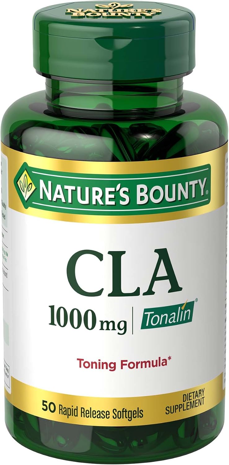 CLA, 50 Cápsulas de 1,000 mg, Nature's Bounty