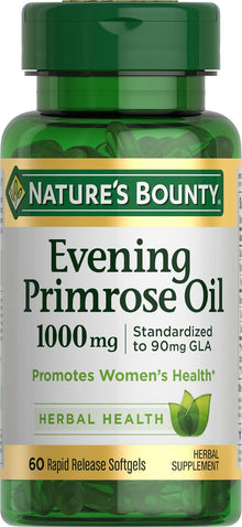 Aceite de onagra, 60 capsulas de 1000mg, Nature's Bounty