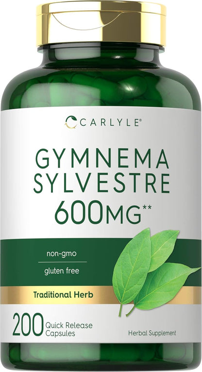 Gymnema Sylvestre | 200 capsulas de  600 mg | Carlyle