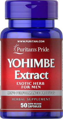 Yohimbe, 50 capsulas de 1,000mg, Puritan's Pride