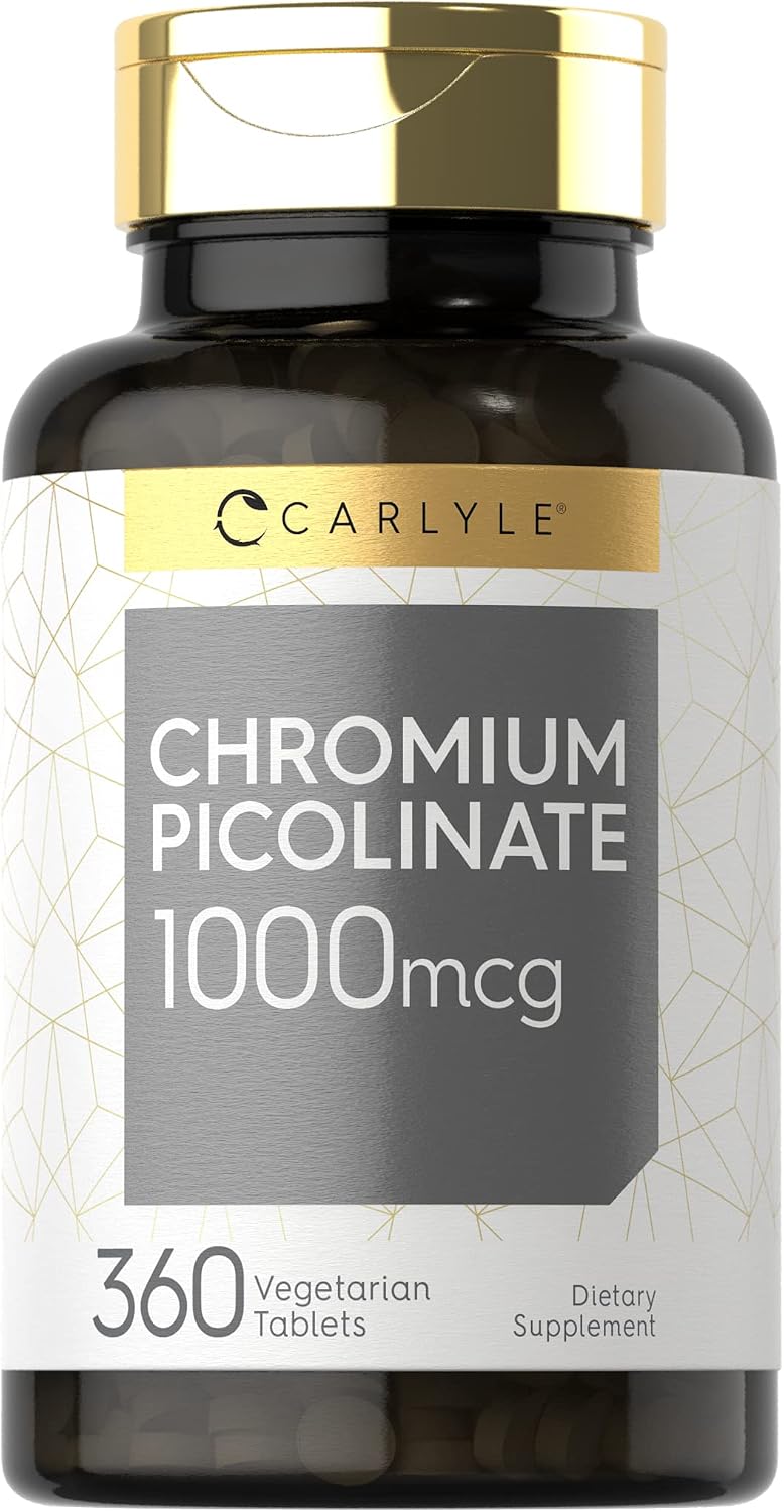 Chromium Policonate, 360 capsulas de 1000mcg, Carlyle