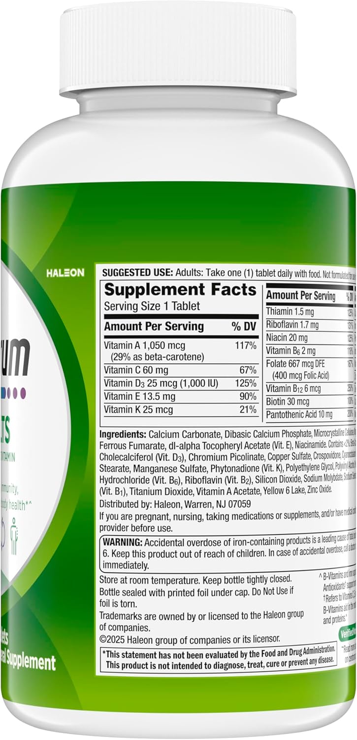 Multivitamínico con minerales para adultos | 200 Tabletas | Centrum