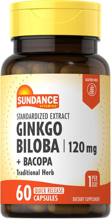 Extracto estandarizado con bacopa, 60 Capsulas de 120mg, Sundance