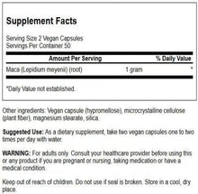 Swanson, Suplemento de Maca, 100 Capsulas con 500 mg