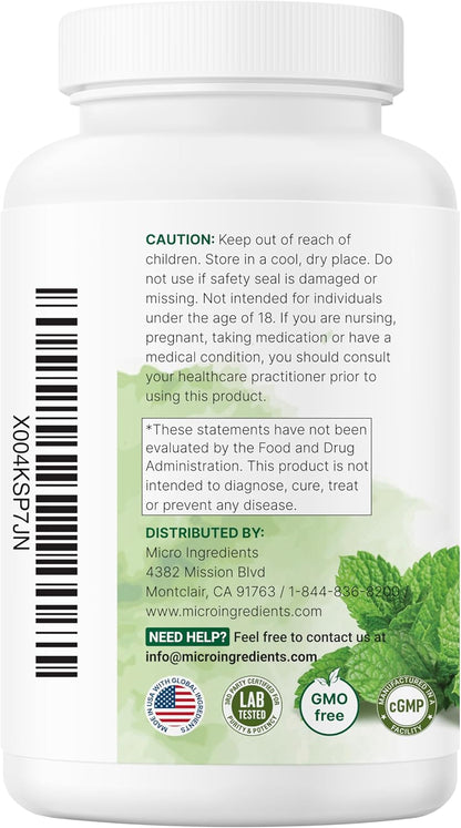 Micro Ingredients, Clorofila con perejil, moringa y espirulina, 240 Capsulas de 3000 mg