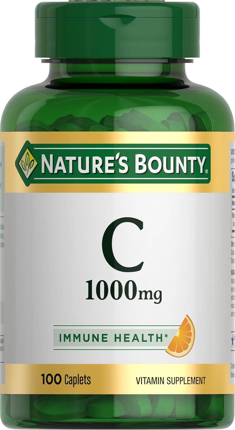 Vitamina c 100 | Tabletas de 1000 mg | Nature's Bounty