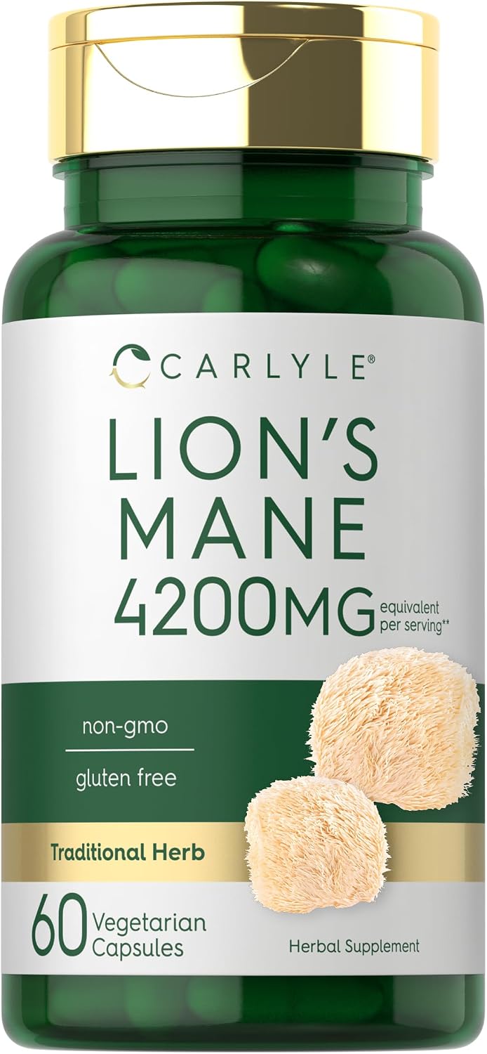 Melena de León, 60 capsulas de 4,200mg, Carlyle