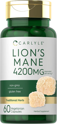 Melena de León, 60 capsulas de 4,200mg, Carlyle