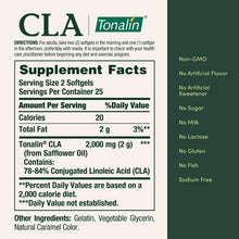 CLA, 50 Cápsulas de 1,000 mg, Nature's Bounty