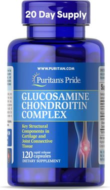 Puritan's Pride, Glucosamina condroitina complex, 120 capsulas