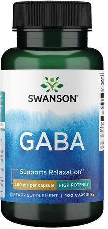 GABA, 100 capsulas de 500mg, Swanson