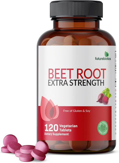 Razi de remolacha extra fuerte | 120 Capsulas de 500 mg | Futurebiotics