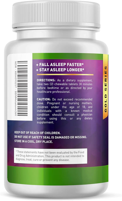 Melatonina con sabor a fresa | 360 tabletas de 10 mg | Built by Nature