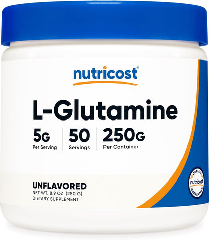 Nutricost, L-Glutamina en polvo, 8.8 Onzas, 50 Servicios