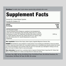 Complejo de resveratrol | 90 capsulas de 1800 mg | Piping Rock