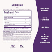 Natrol, Melatonina de 5 mg, 90 Gomitas con sabor a fresa